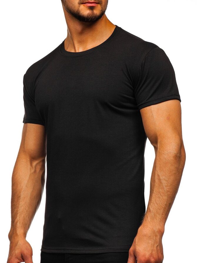 Plain Slim Fit Round Neck T-Shirt