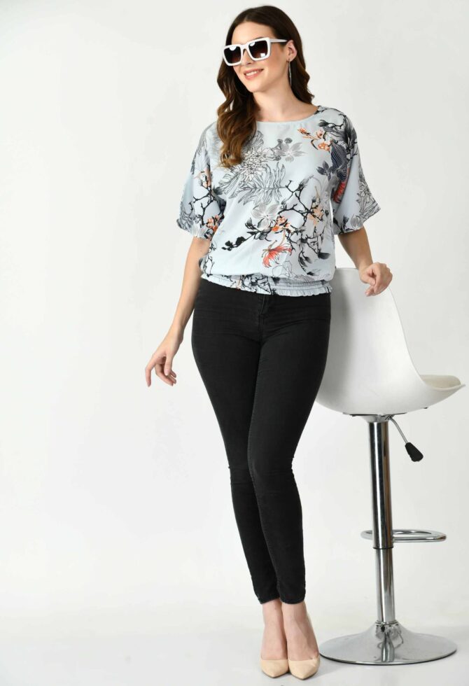 Floral Printed Top - Image 6