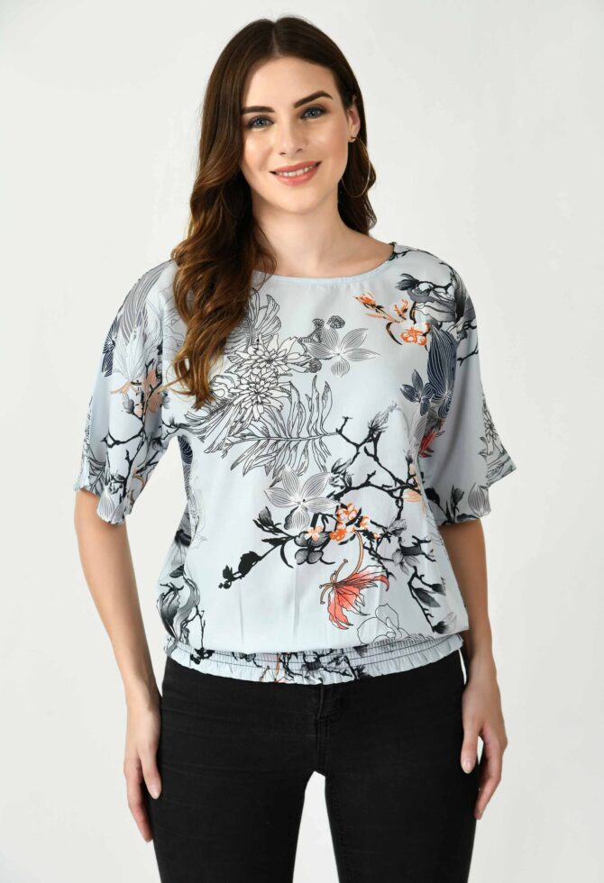 Floral Printed Top - Image 5