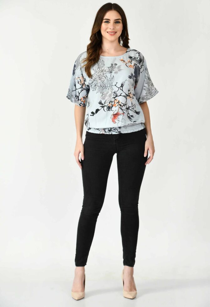 Floral Printed Top - Image 7