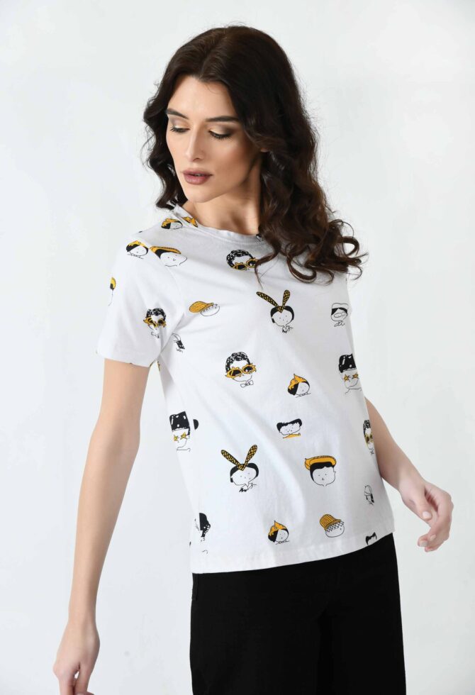 Allover Printed T-Shirt - Image 5