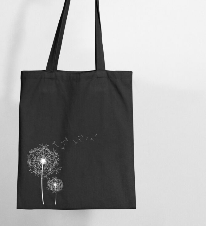 Dandelion Printed Tote Bag