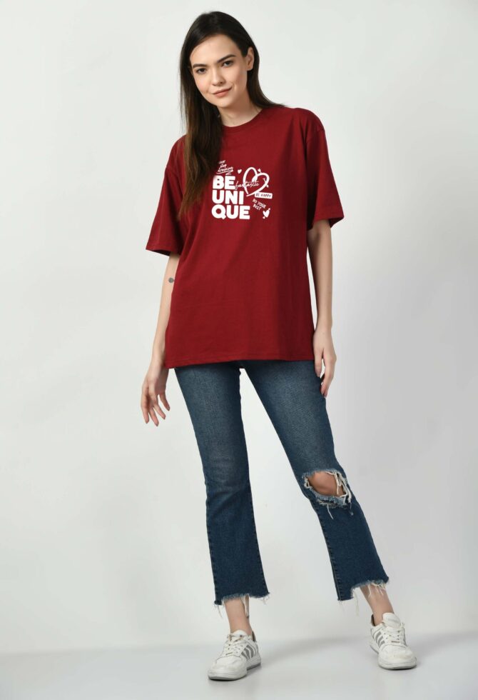 Be unique Oversized T-Shirt - Image 3