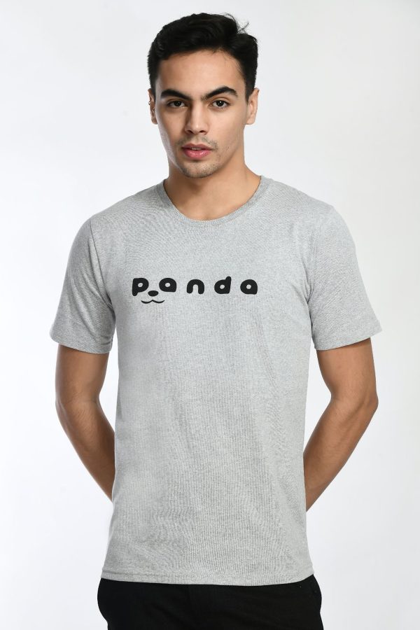 Men Panda Printed T-shirt