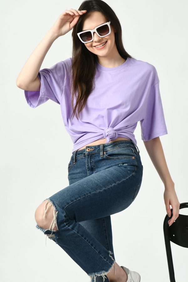 Lavender Oversized T-shirt